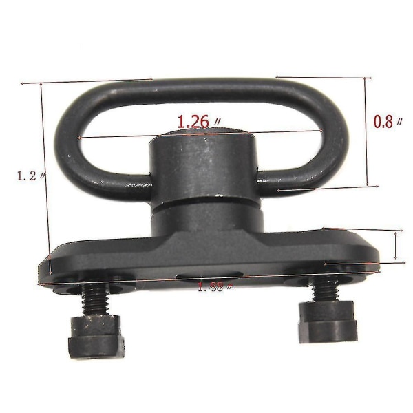 1 st/ set Mlok Standard Qd Sling Swivel Adapter Rail Mount Tools Kit