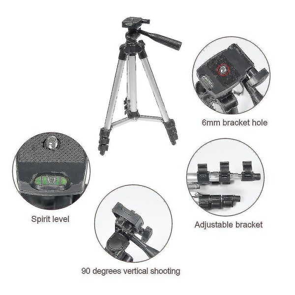 Lätt aluminiumfäste Projektor Kamera Skyddsstativ 150cm