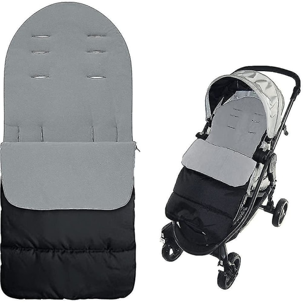 Universal Stroller Footmuff Outdoor Waterproof Windproof Warm Blanket Thicken