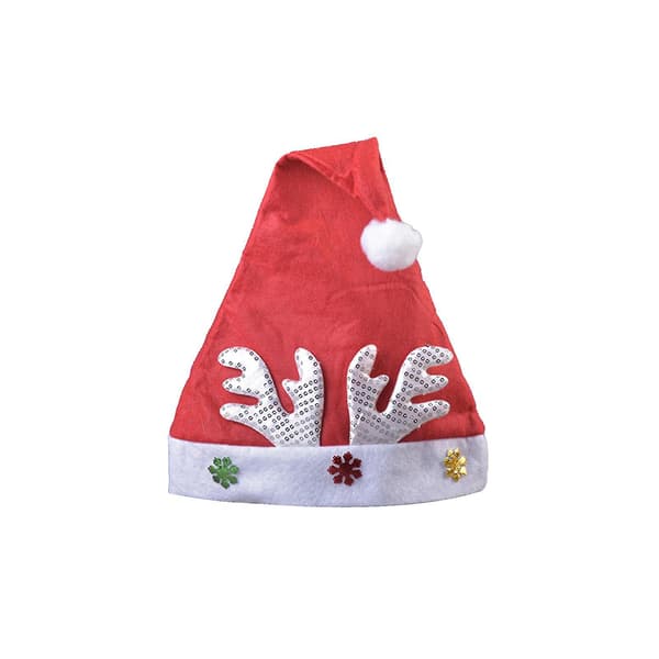 Mini Kid Adult Antler Pattern Gift Container Hat Christmas Tree Party Ornament