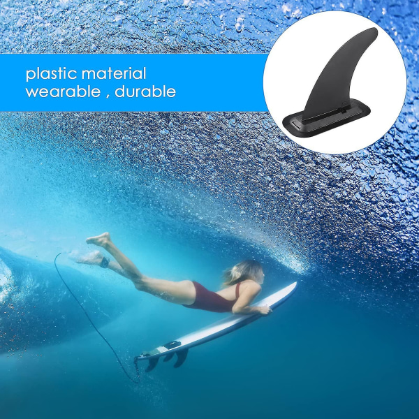8 tommers avtagbar universell surfebrettfinne med finnebase, avtagbar midtf finne stand up paddle board