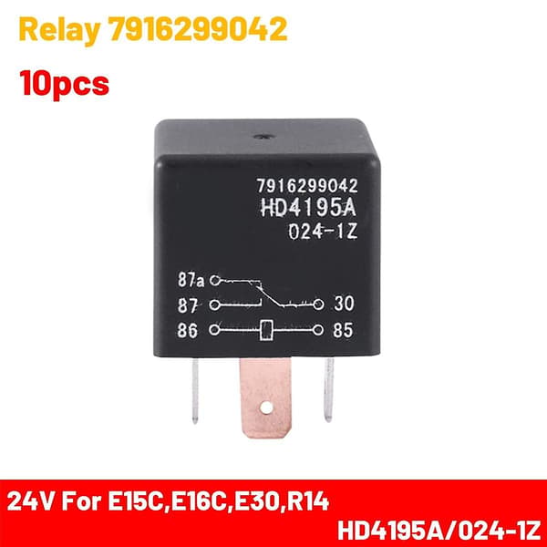 24v Gaffeltruck Dele Blinkende Relæ 7916299042 Til Linde E15c, E16c, E30, R14