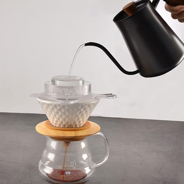 Håndhældningskaffe Bruser Drypfilter Kaffe Filter Dryp Jævnt Assist