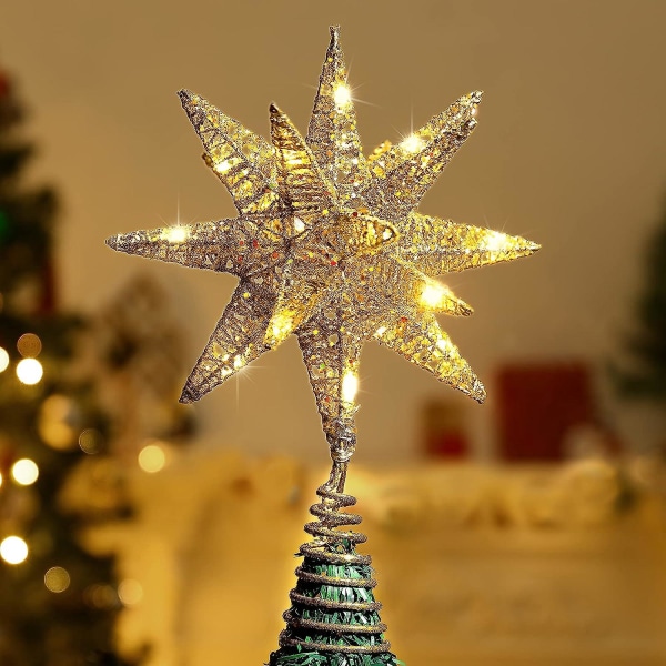 Star Tree Top Hat Led Star Dekorativt ljus