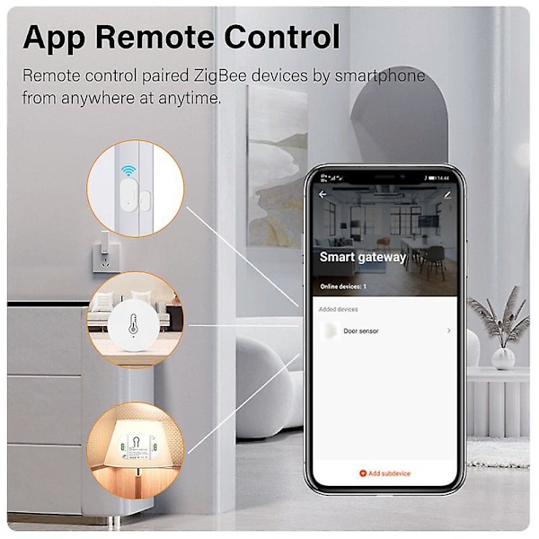 Tuya Zigbee 3.0 Gateway Hub Langaton Älykodin Silta Smart Life Kaukosäädin