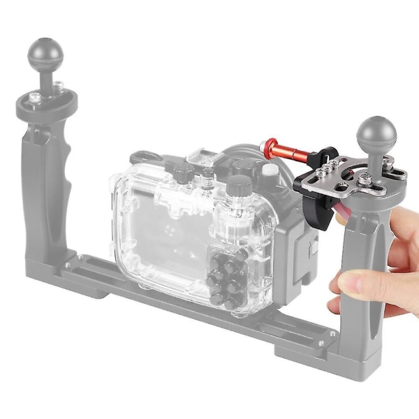 Shutter Trigger Extension Lever Extend Mount Adapter För Undervattensbricka Dykning Action Kamera Vatten