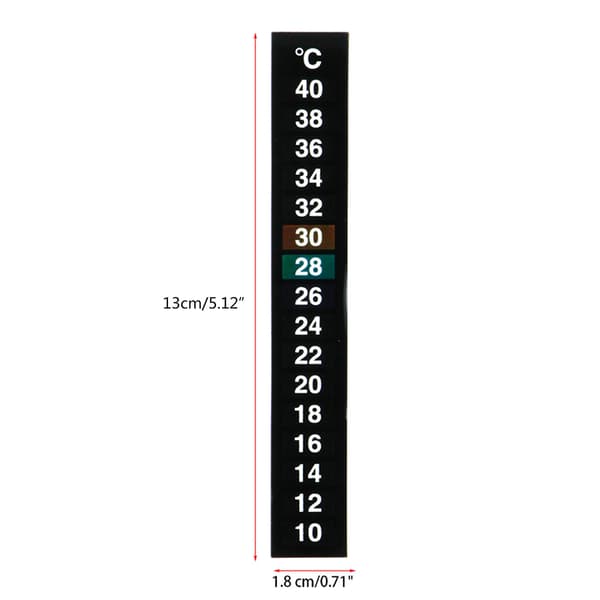 Brygge Termometer Strip Klebende Strip Termometer Akvarium Termometer