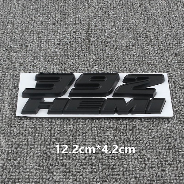 3D Metall 345 Hemi Motorlogo 392 Hemi Emblem Badge Bilstikker Dekal For Dodge Charger Caliber Jeep Bilstyl Tilbehør h-11