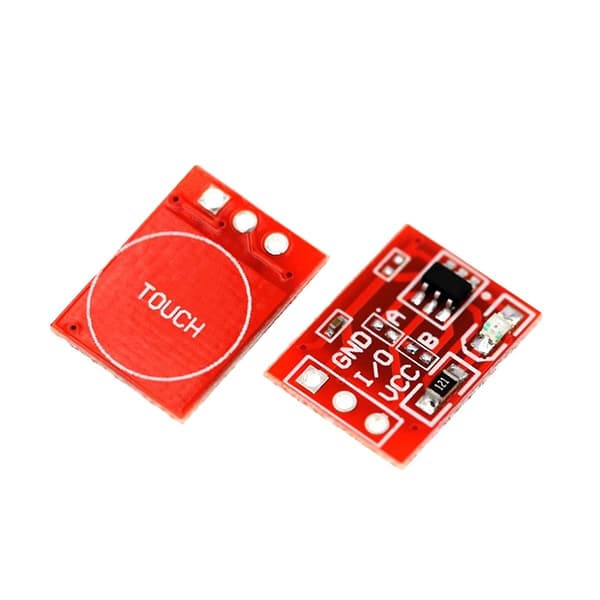 100 st Ttp223 Touch Button Modul Kondensatortyp Enkanals Touch Switch Sensor