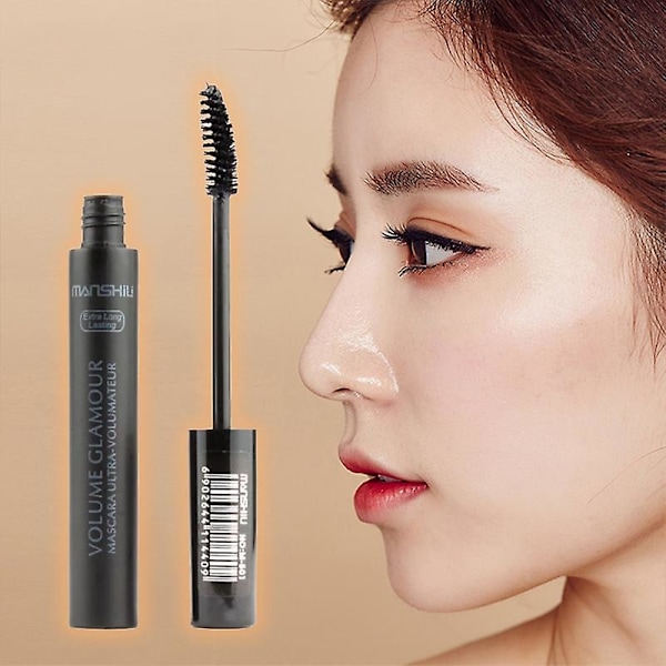 4D Silkefiber Mascara för Längre Fransar Vattentät Långvarig