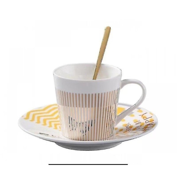 Dynamic Reflection Mirror Cup Kreativ Keramisk Afternoon Tea Coffee Cup Fat