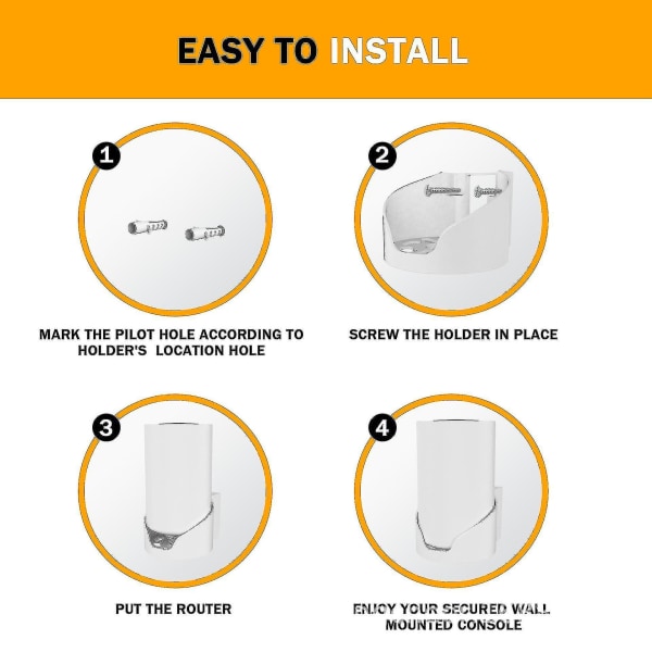 Väggfäste för Tp Link Deco X68/x80/xe75/xe75 Pro Wifi 6 Router