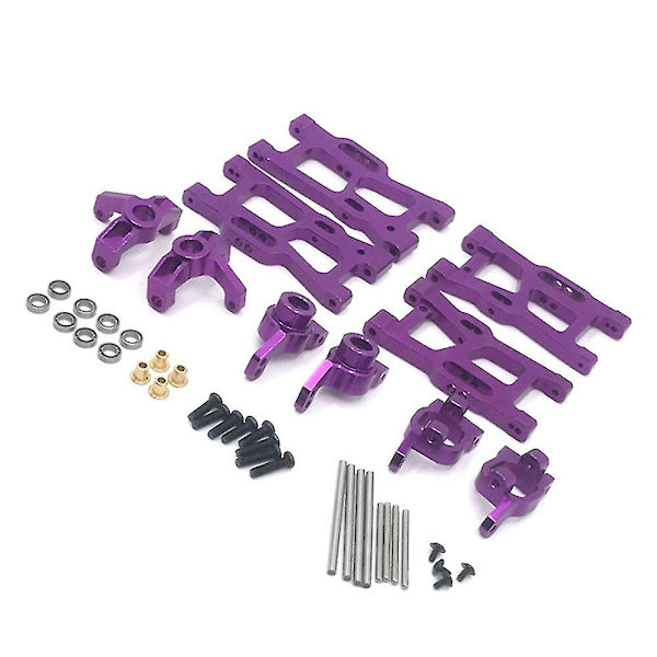 Metallstyrning Kopp Svängarm Uppgradering Delar Kit För 144001 1/14 124018 124019 1/12 Rc Bil Tillbehör