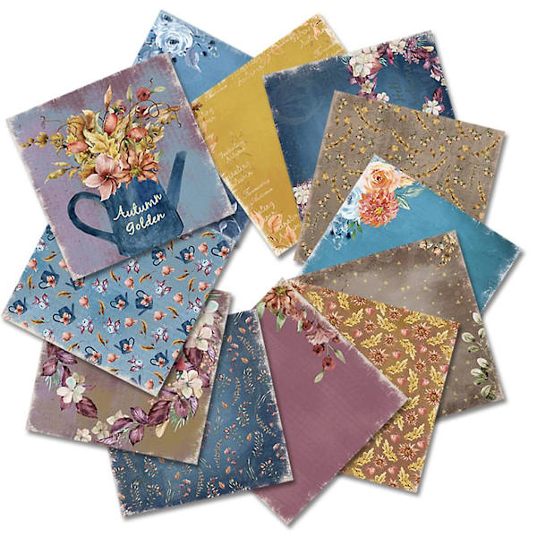24 st 6x6'' Höst Höst Mönster Bakgrund Pad Papper Scrapbooking Dekor Journal