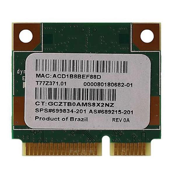 150mbps 2.4ghz Rt3290 802.11b/g Trådløs Wlan Wifi + Bluetooth Bt 3.0 Halv Mini Pci-e Kort Til Cq58