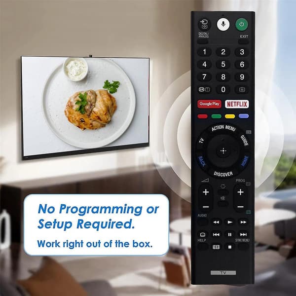 Rmf-tx300p erstatningsfjernkontroll for Smart Android TV -43x8000e -43x7500e 149332113