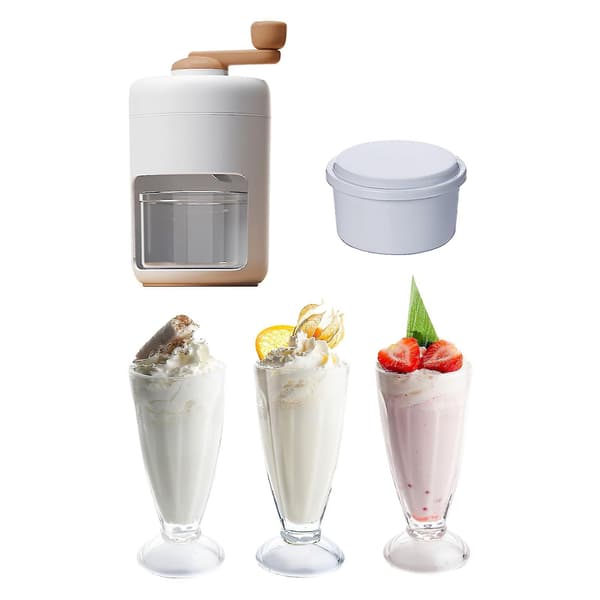 Isknuser Praktisk Kreativ Mini 500ml Multifunksjon Hvit Abs