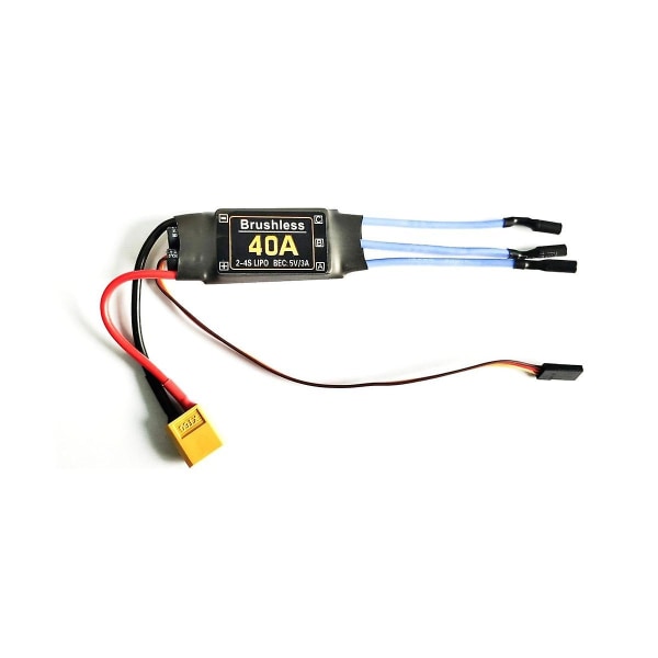 40A Borstlös ESC XT60-kontakt Hållbar RC-leksaker Komponenter Tillbehör Hastighetsregulator Motor FPV Quadc