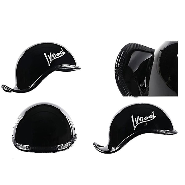 Baseball Cap Hjelm Motorcykel Retro Hjelme Sommer Åben Ansigt Scooter Til Cruiser Chopper Kvinder Mig