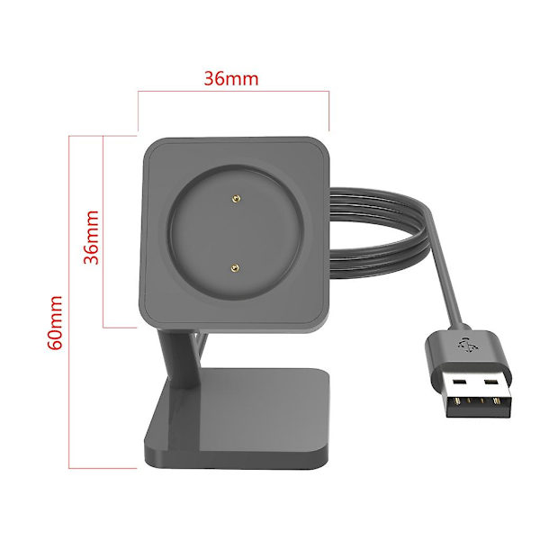 Usb-ladekabel Magnetisk strømadapter Laderkabelstativ for Gtr2/gts2/2e/pop
