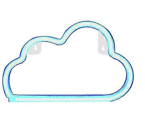 2 stk. Cloud Neon Modeling Lights Kreative Romvegg Dekorative Lys