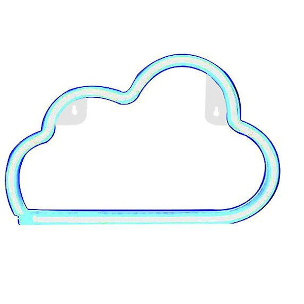 2 stk. Cloud Neon Modellering Lys Kreative Værelse Væg Dekorative Lys