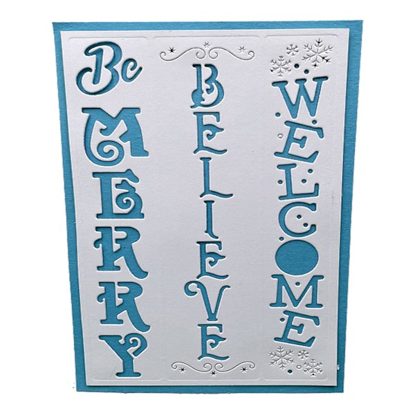 Bogmærke Metal Skæreforme Stencil Scrapbooking DIY Album Stempel Papir Kort