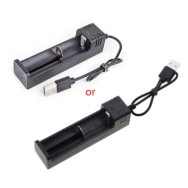 Usb Batterioplader Intelligent Led-indikator Til 26650 18650 14500 26650 3.7v
