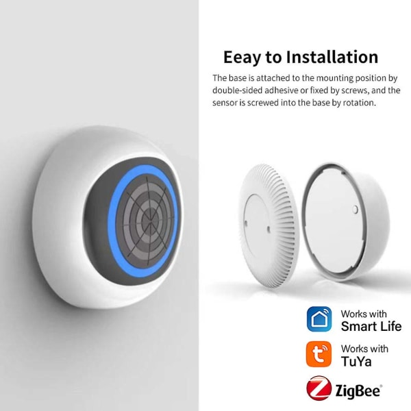 Ny Tuya Zigbee Smart Human Presence Sensor Micro-motion Detect Human Motion