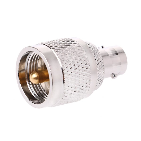 BNC-K Honkontakt till UHF-J PL-259 Hane Kontakt Rak RF Koaxial Adapter Kontakt