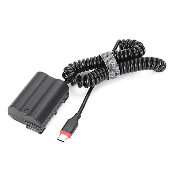 En-el15 Dummy-batteri med USB Type-c-strømadapter til Nikon Z7 Z7ii Z6 Z6ii