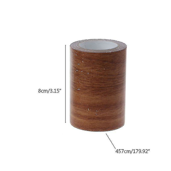 3\" X15#39; Realistisk träådring reparationstejp lapp trä texturerad självhäftande tejp