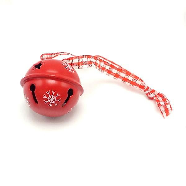 Julepynt 40 stk. Rød Metal Snefnug Jingle Bell Julepynt