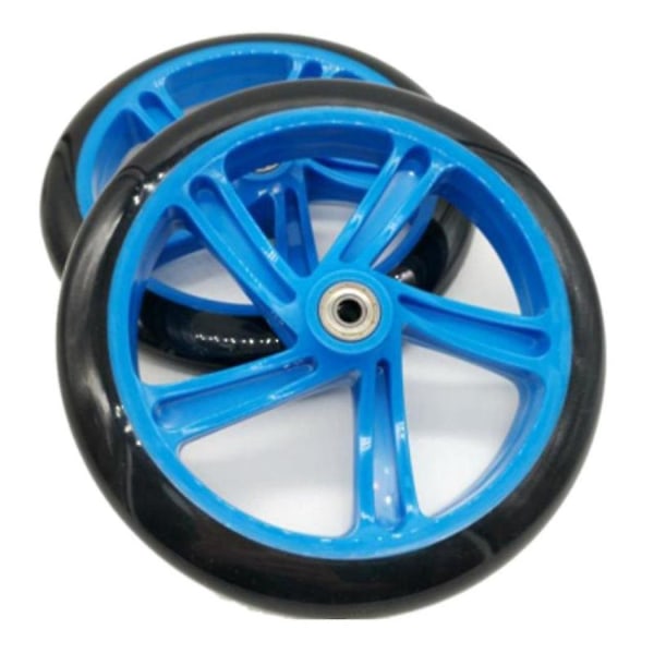 2 stycken Scooterhjul 200 mm PU Material Hjul Tjocklek 30 mm Abec-7 Lager Scooter Tillbehör