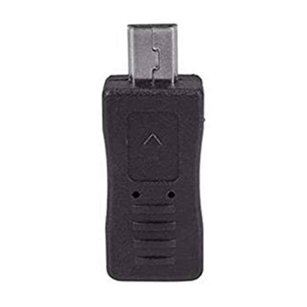 Micro-USB hane till Mini USB hona adapter T-port adapter
