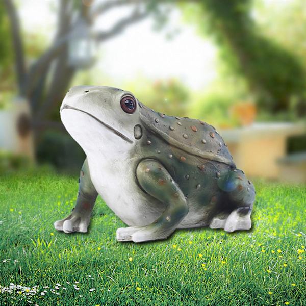 Til frø have statue kunst skulptur til terrasse gård til frø statue ornament harpiks dyr figur mikro landskab tilbehør