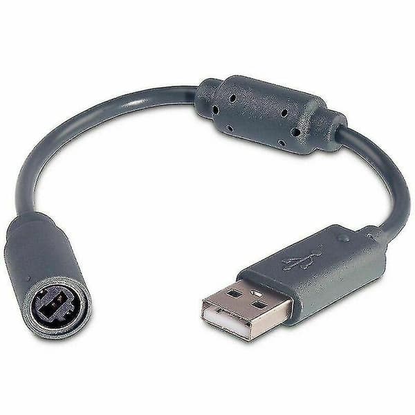Sort USB Breakaway Dongle Kabel Adapter Kompatibel Xbox 360 Pc Kablet Controller