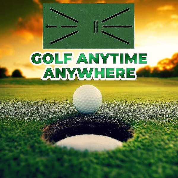 Sklisikker golftreningspute Sammenleggbar treningsputer for golfspillere