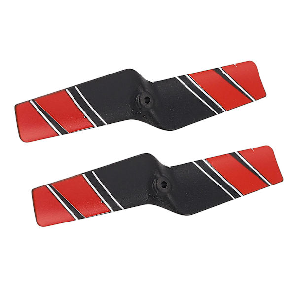 RC Helikopter Modifikation Svart 2PCS Svans Propeller Blad för K200 Plast RC Plan Reservdelar