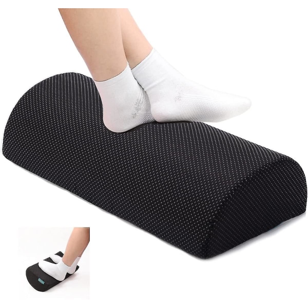 Fodstøtte under skrivebordet, ergonomisk fodstøttepude