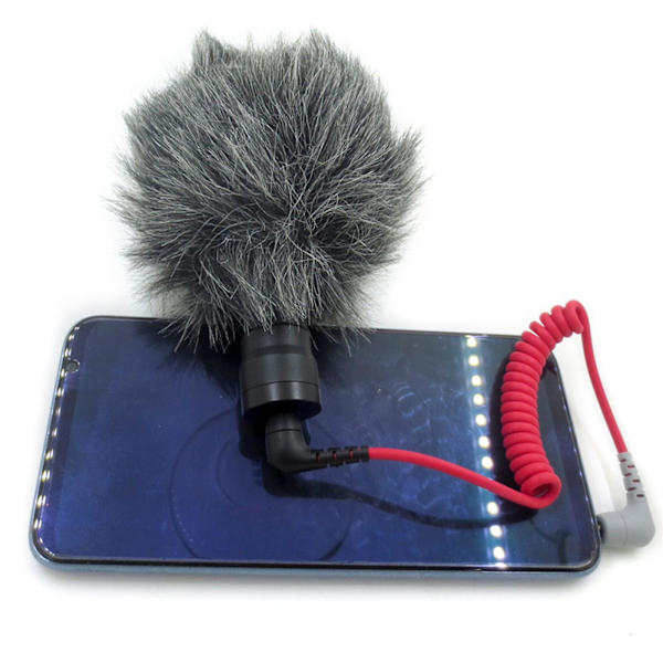 Trs To Trrs -mikrofonikaapeli 3,5 mm uros-uros 90 asteen kulma Rode Sc7:lle