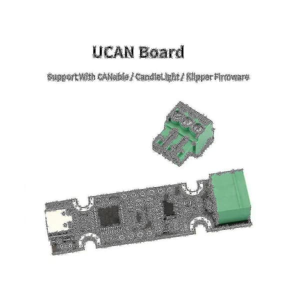 3D-skriver UCAN-kort basert på STM32F072 USB til CAN-adapter Støtte for CANable / Candlelight