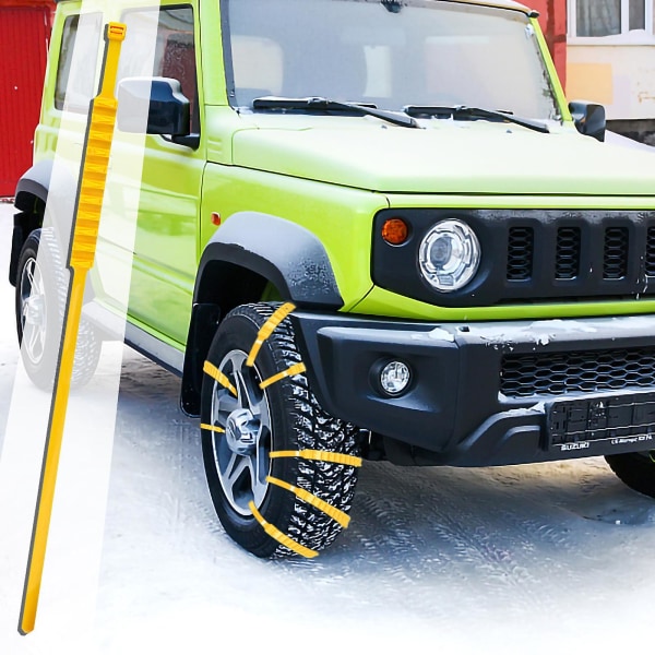 Golv- och ångtvättstillbehör 10 st/ set Vinter Antisladd buntband för bärbara fordon Snow Mud Wheel Däck Bildäck Snow Chain Universal