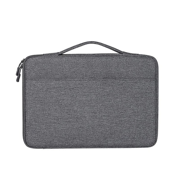 Mørkegrå 17,4 tommer bærbar computer beskyttende etui, håndtaske mappe cover, bærbar computer sleeve etui taske Compatib