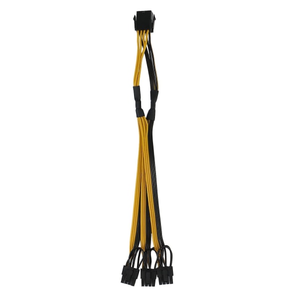 Atx 12v Cpu 8 ben til 3x 8 pin (6+2) ben Pci-e han splitter strømforlænger adapter kabel til grafi