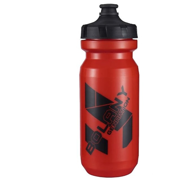 Rød, 0,6 liter vandtæt sportsflaske i rustfrit stål til sport, fitness og udendørsaktiviteter |
