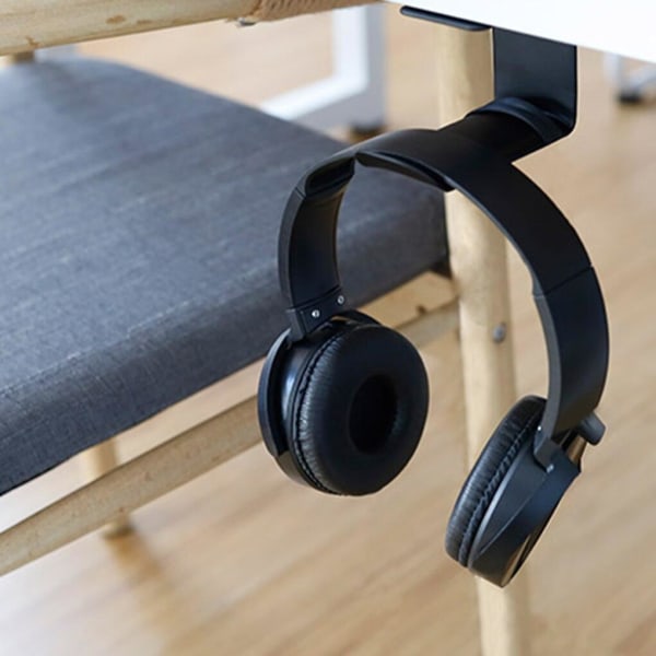 Kuulokkeiden pidike ripustin pöydän alle Seinään kiinnitettävä kuulokepidike Koukku kuulokkeiden näyttöjalusta