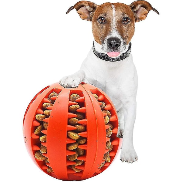 Koiran lelupallo, myrkytön koiran välipalalelupallo, puremista estävä kumipallo, koira
