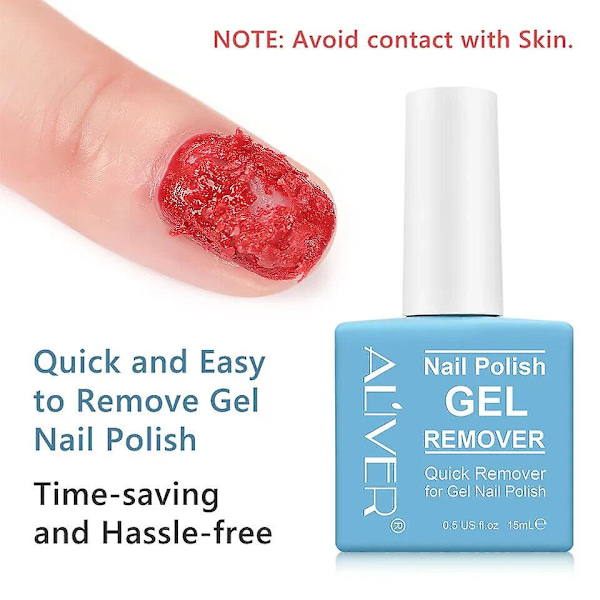 Soak-off Gel Akryl Nagellack Magic Quick Burst Manikyr Remover 15ml