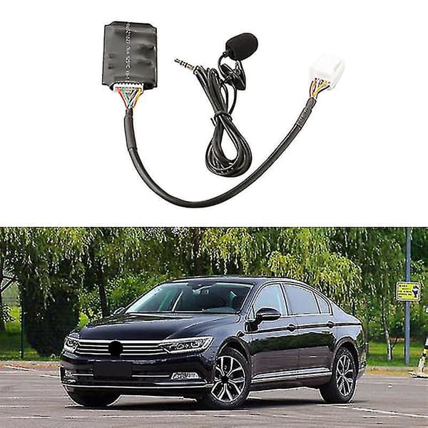 Bluetooth Aux-adapter Handsfree-skivlåda med mikrofon Bluetooth-anslutningsmodul